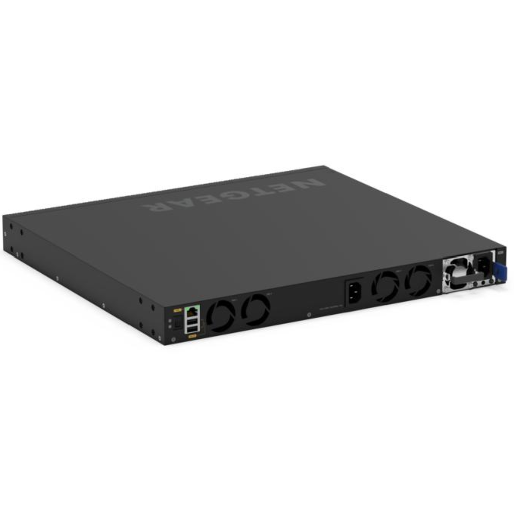 NETGEAR GSM4328-100NES – Switch 28 Puertos 10Gbps, Managed L2/L3, ARM Cortex A57, 2GB RAM, IGMP Plus y AV User Interface para Instalaciones AV Profesionales – Nuevo