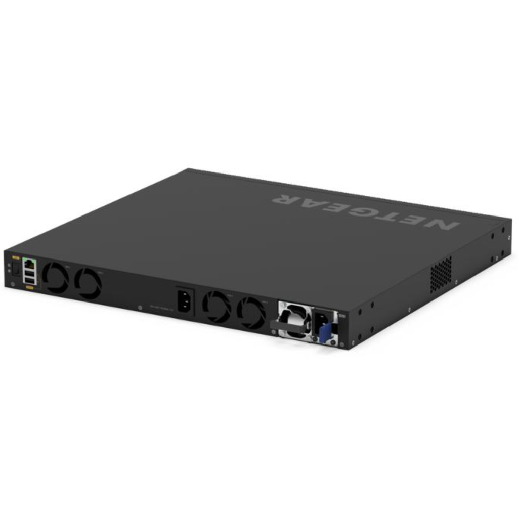 NETGEAR GSM4328-100NES – Switch 28 Puertos 10Gbps, Managed L2/L3, ARM Cortex A57, 2GB RAM, IGMP Plus y AV User Interface para Instalaciones AV Profesionales – Nuevo