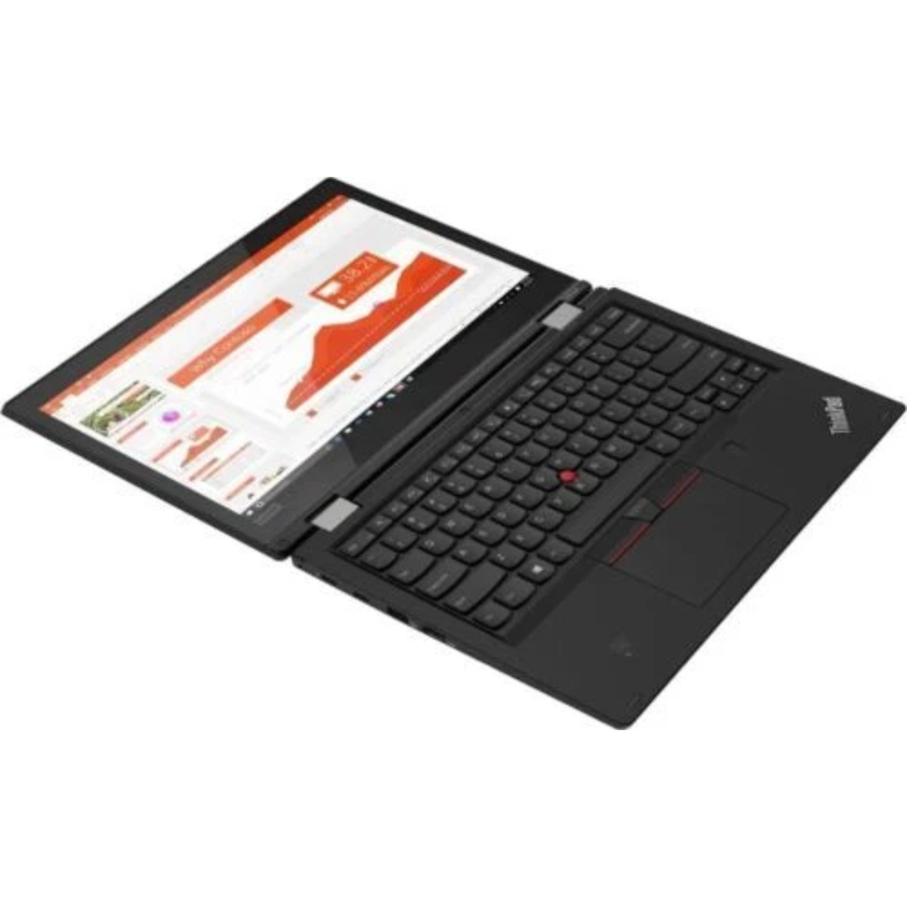  Lenovo ThinkPad L380 Yoga Refurbished – Intel Core i5-8250U, 8GB RAM, 256GB SSD, Pantalla 13.3" Full HD Touch, 2-in-1 Convertible, Teclado Retroiluminado Inglés/Español, Windows 11 Pro – Grade A