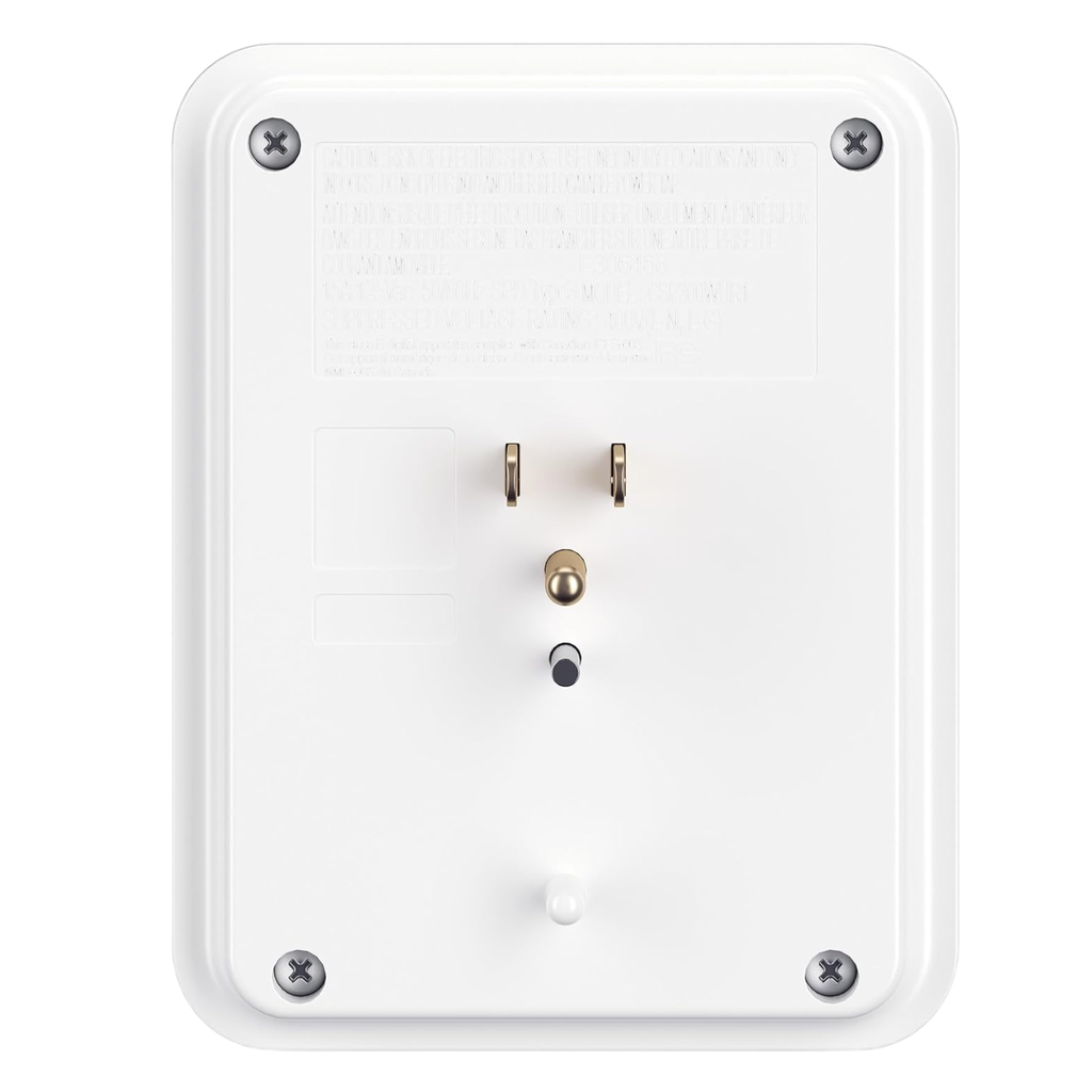 Supresor de Picos CyberPower CSP300WUR1 3 Tomas + 2 USB 600J Blanco (Refurbished B)