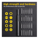 Juego de Destornilladores de Precisión Fanttik X5 (25 en 1) - Puntas Magnéticas de Acero S2 y Estuche de Aluminio