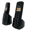 Panasonic KX-TGB112MEB – Teléfono Unilineal Inalámbrico DECT 6.0, Pantalla LCD, Caller ID, Agenda, Modo Eco – Color Negro
