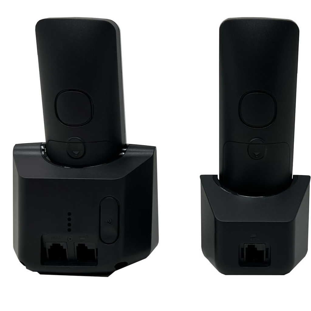 Panasonic KX-TGB112MEB – Teléfono Unilineal Inalámbrico DECT 6.0, Pantalla LCD, Caller ID, Agenda, Modo Eco – Color Negro