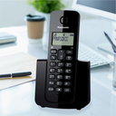 Panasonic KX-TGB112MEB – Teléfono Unilineal Inalámbrico DECT 6.0, Pantalla LCD, Caller ID, Agenda, Modo Eco – Color Negro