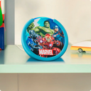 Amazon Echo Pop Kids – Bocina Inteligente con Alexa, Edición Marvel’s Avengers, Control Parental, Audio Mejorado, Contenido Kids+ (Nuevo)