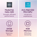 Lenovo Tab One 8.7" HD – Tablet Ultraligera, 4GB RAM, 64GB, Procesador MediaTek Helio G85, Hasta 12.5h de YouTube, con Funda Folio (Nuevo)