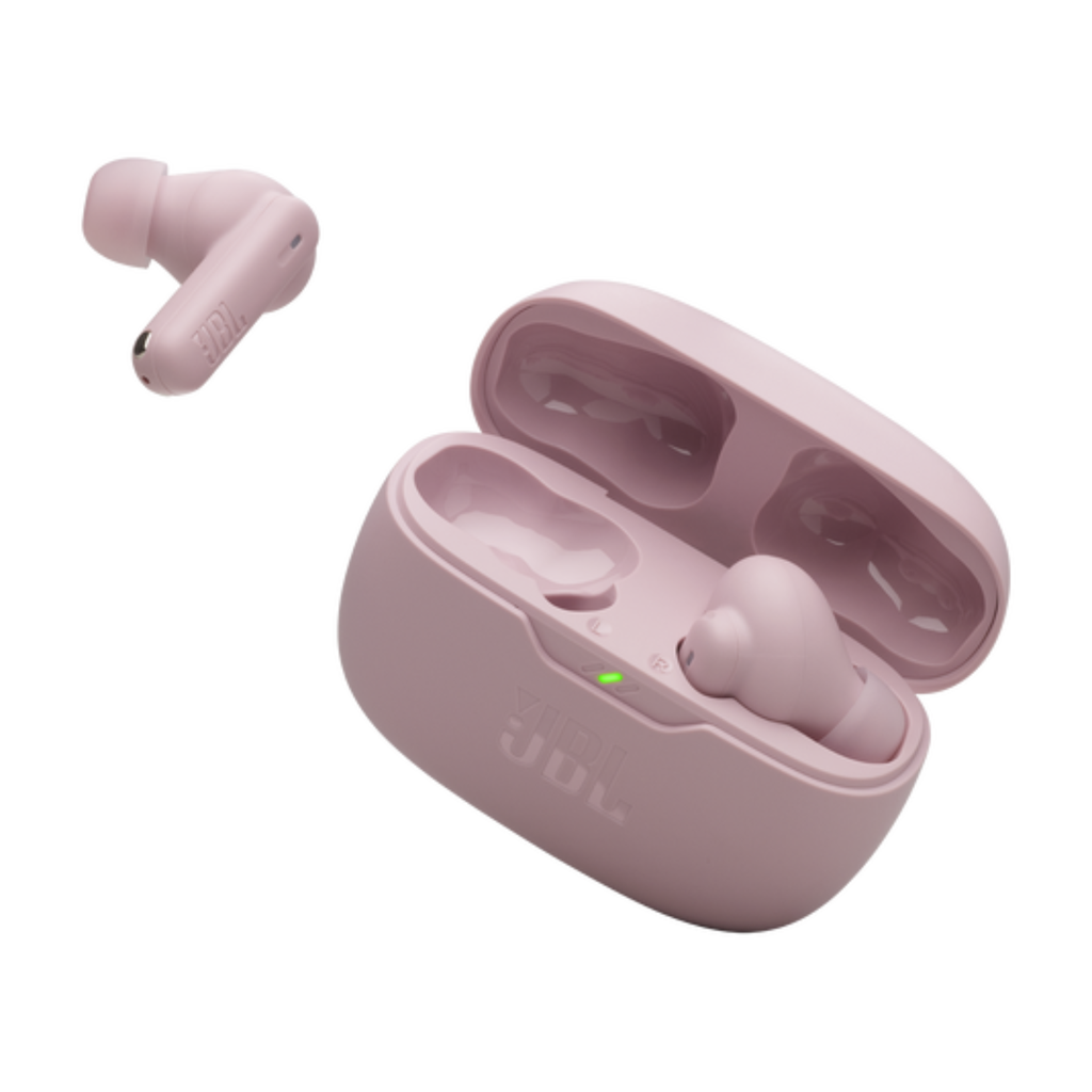 JBL Vibe Beam 2 – Audífonos True Wireless Bluetooth In-Ear con JBL Pure Bass, Micrófono, Resistencia al Agua, Color Pink (Nuevo)