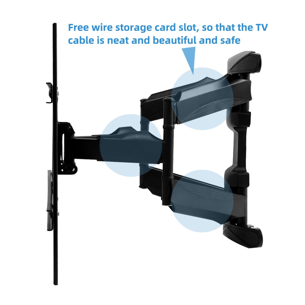 Soporte para TV Exterior S100MCMA0 – Full Motion, Resistente al Clima, Giratorio e Inclinable, Montaje en Pared para Pantallas Grandes – Nuevo