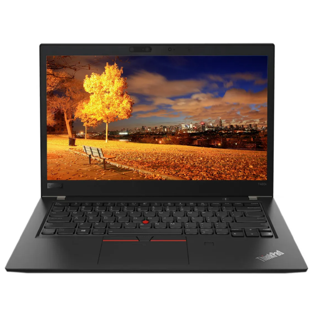 Lenovo ThinkPad T480s Refurbished – Intel Core i5-8250U, 8GB RAM, 256GB SSD, 14" FHD, Windows 11 Pro, Teclado Inglés/Español Iluminado, Cámara – Grade A