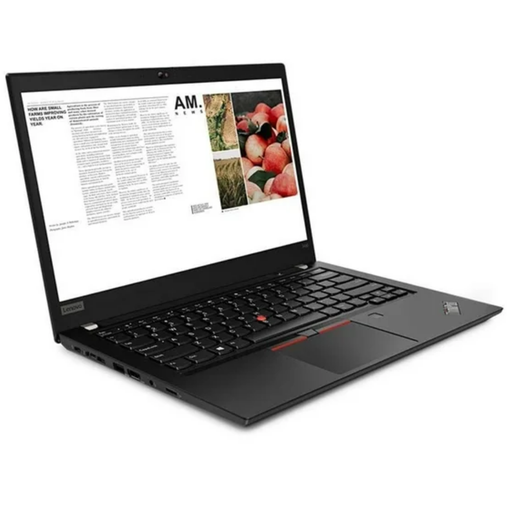 Lenovo ThinkPad T490 Refurbished – i5-8365U, 24GB RAM, 256GB SSD, Pantalla 14" FHD Touch, Windows 11 Pro, Webcam – Grade AB