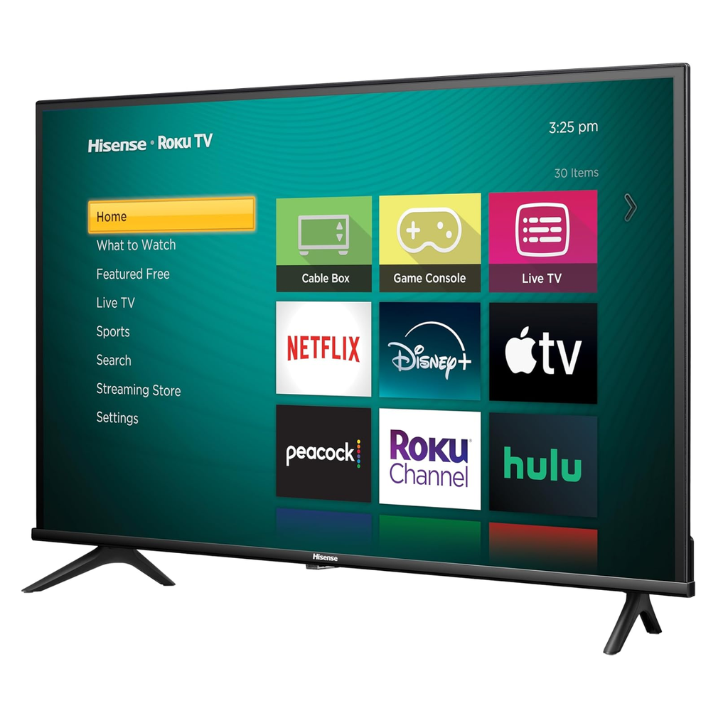 Pantalla Hisense 32" LED HD - Natural Color Enhancer, Motion Rate 120, Modo Juego, Diseño Slim