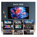 Smart TV TCL 65" QLED 4K - Quantum Dot Color, Dolby Vision HDR, Google TV, Diseño Metálico FullScreen