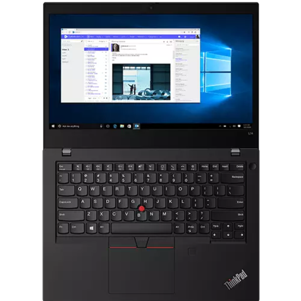 Laptop LENOVO ThinkPad L14 Gen 1 | AMD Ryzen 3 PRO 4450U | 8GB RAM | 128GB SSD | Windows 11 Pro | Webcam | Grado AB - Reacondicionada