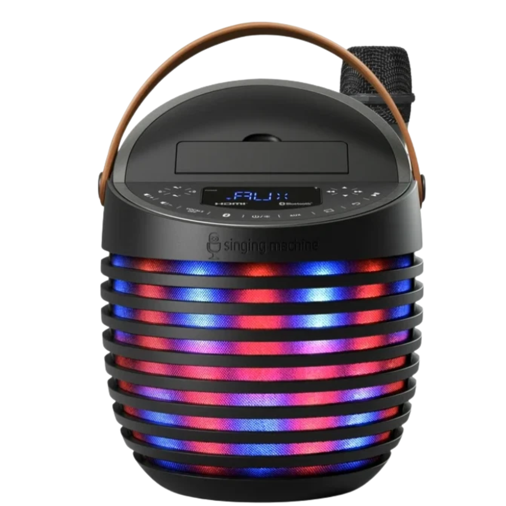 Sistema de Karaoke Singing Machine SingCast One | Bluetooth | Show de Luces LED | Transmisión de Letras a TV | Referencia SMC2020 | Nuevo