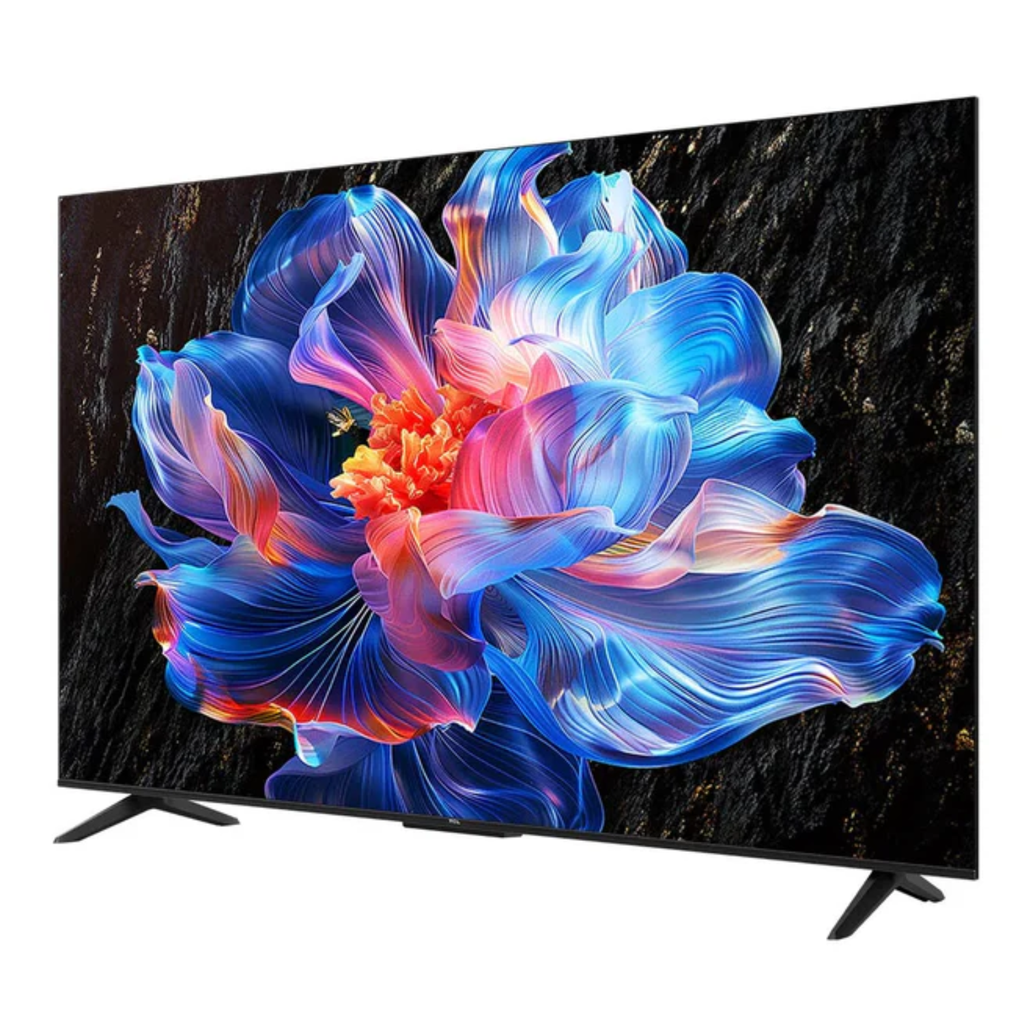 Smart TV TCL 55" QLED 4K - Quantum Dot Color, Dolby Vision HDR, Google TV, Diseño FullScreen sin Bordes