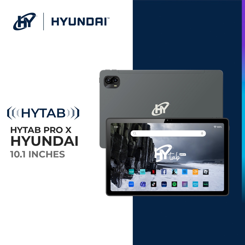 Hyundai HyTab Pro X 10LA3 Tablet - 10.3" Full HD - Octa-core (Cortex A73 Quad-core (4 Core) 2 GHz + Cortex A53 Quad-core (4 Core) 2 GHz) - 8 GB RAM - 256 GB SSD - Android 13 - 4G - Space Gray