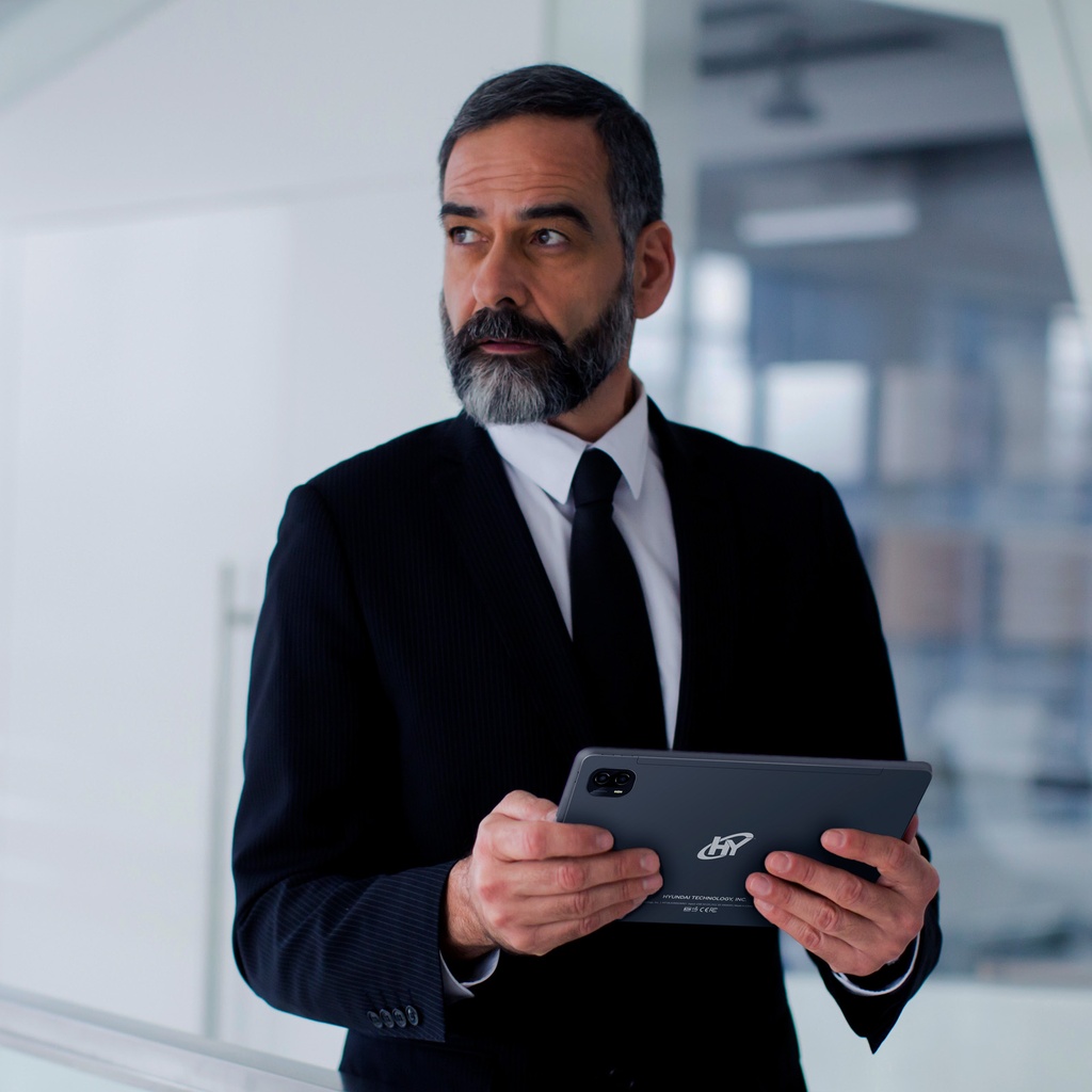 Hyundai HyTab Pro X 10LA3 Tablet - 10.3" Full HD - Octa-core (Cortex A73 Quad-core (4 Core) 2 GHz + Cortex A53 Quad-core (4 Core) 2 GHz) - 8 GB RAM - 256 GB SSD - Android 13 - 4G - Space Gray