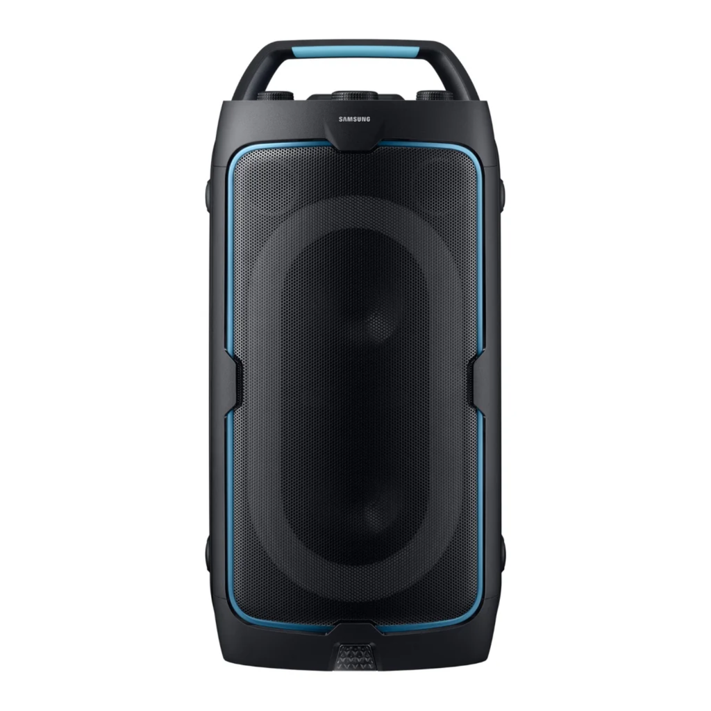 Bocina Portátil Samsung Sound Tower 160W - Sonido Bidireccional, Batería 12h, Bass Booster, Resistencia al Agua IPX5, Negro (MX-ST40F)