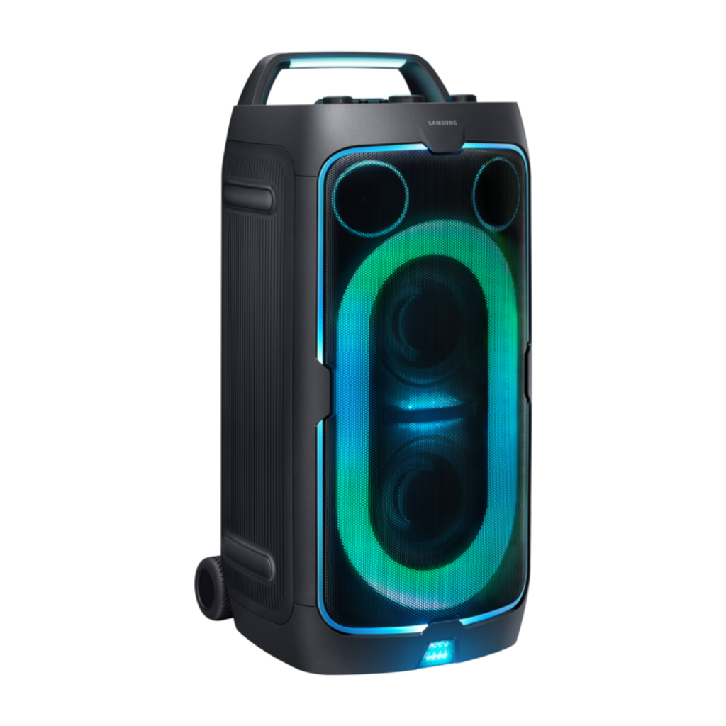 Bocina Portátil Samsung Sound Tower 240W - Sonido Bidireccional, Batería 18h, Bass Booster, Resistencia al Agua IPX5, Negro (MX-ST50F)