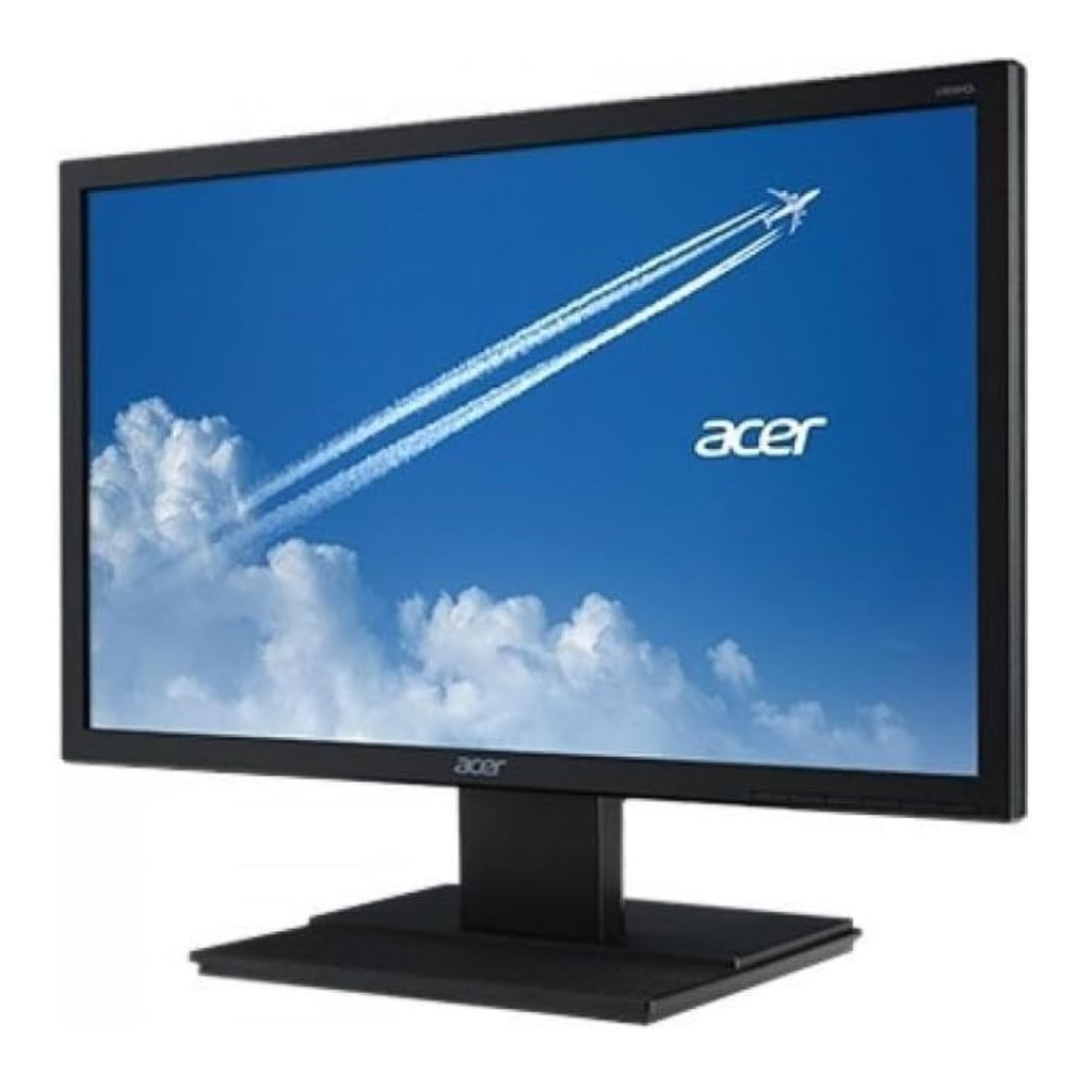 Monitor Acer 19.5" HD LED Serie V6 - Conectividad HDMI/VGA, Tecnología ComfyView, Negro (V206HQL) Reacondicionado