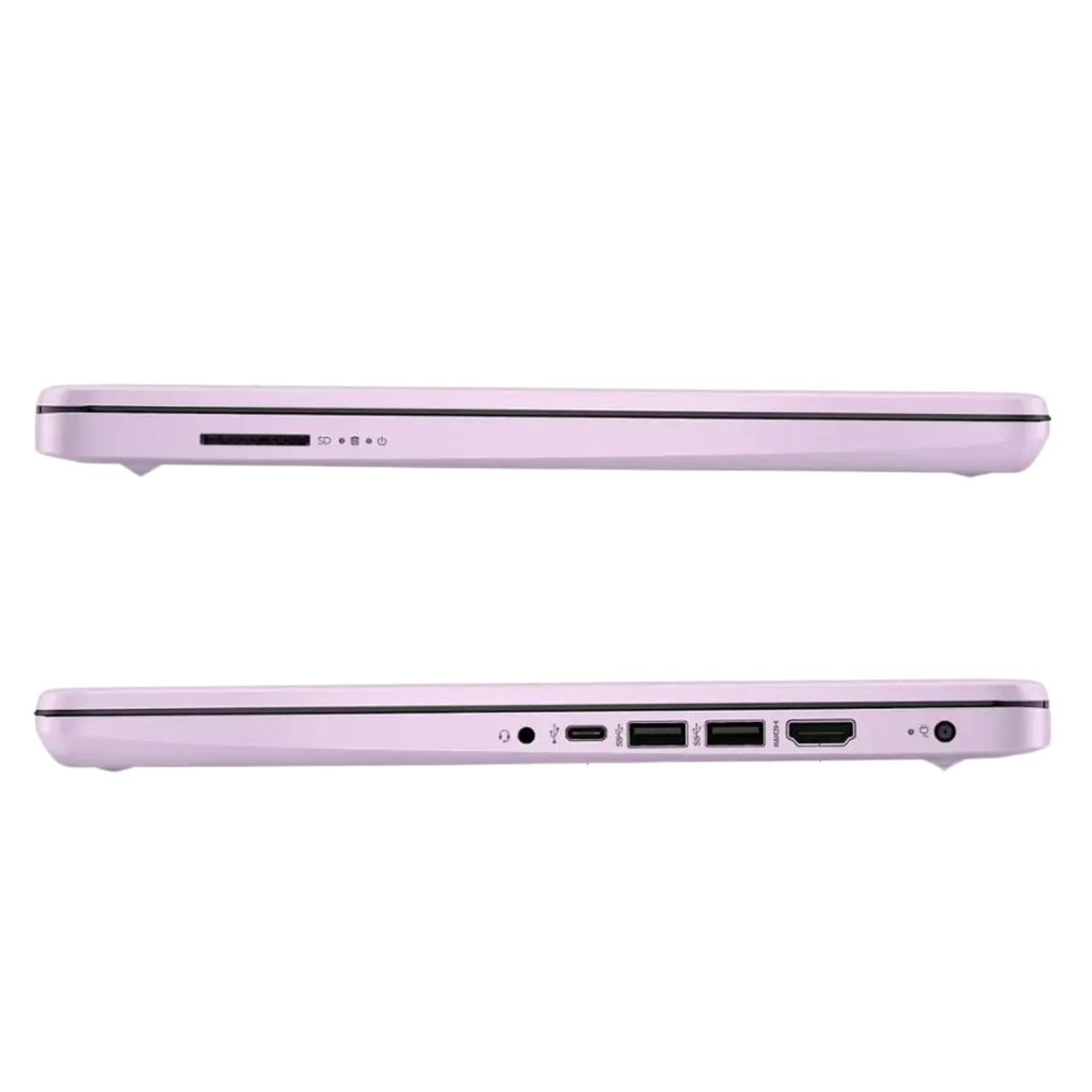 HP Laptop 14-DQ6014 Honey Lavender - Intel N150, 4GB RAM, 128GB UFS, 14" HD, Win 11 (Modo S)