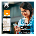 IMOU Ranger Mini 3MP (IPC-K2MN-3H1WE-imou)- Cámara IP Domo Motorizado WiFi de 3MP con IA, autotracking, audio bidireccional, sirena y micrófono integrados