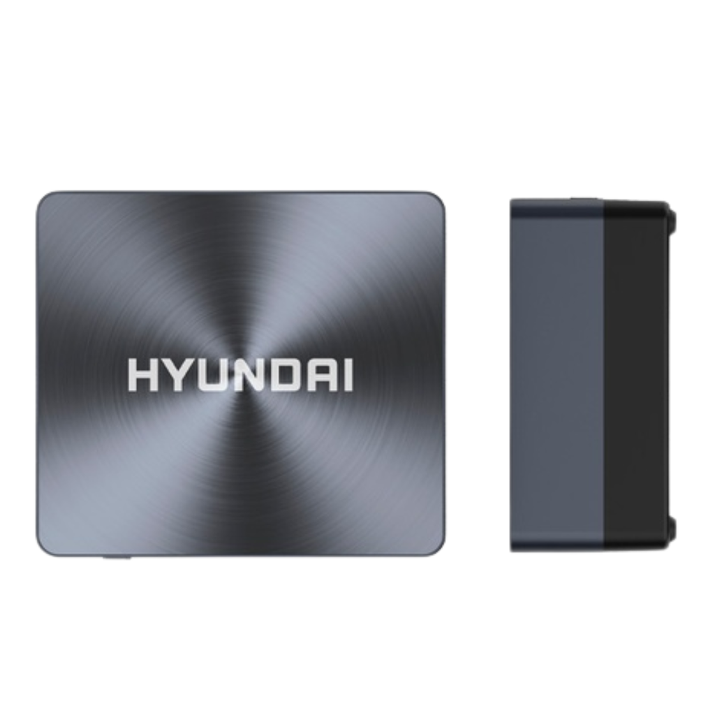 Hyundai Mini PC High Performance | Intel Core i5-1235U | 8GB RAM | 256GB SSD | Windows 11 Pro | 4K UHD | Soporte Monitor Dual | USB-C | WiFi AC | Incluye Montaje VESA | 