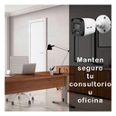 SAXXON SUA-KIT/XVR1E04-I/4-B10P-0280B - Kit de 4 Canales HDCVI/ Cámaras B10P de 1MP 720P/ Lente de 2.8mm Con Apertura de Hasta 100°/ Grabador de 4 Canales con Detección de Movimiento Inteligente/ Entradas y Salidas de Audio