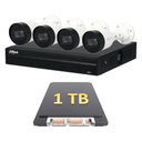Kit de Videovigilancia IP Dahua 4 Canales PoE con Disco Duro 1TB y Cámaras 2MP