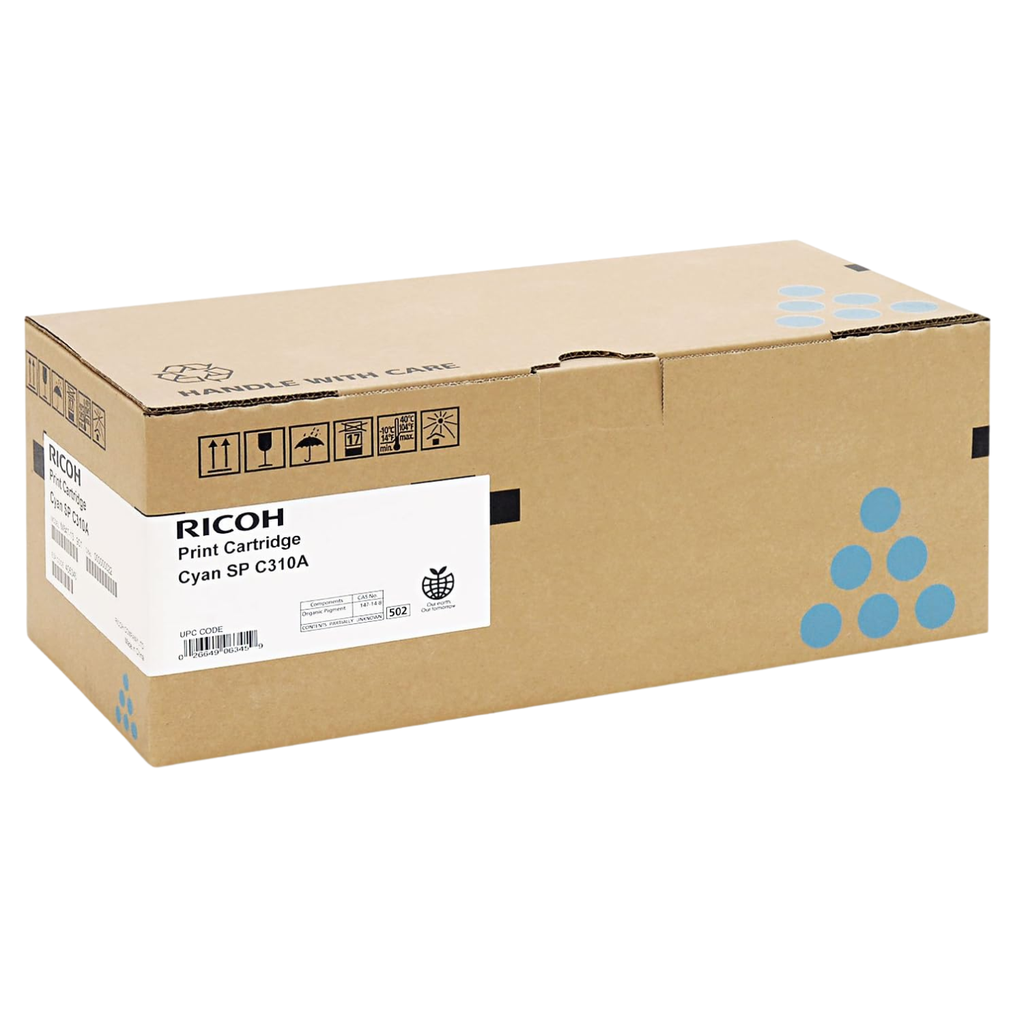 Cartucho de Tóner Original Ricoh SP C310A Cian de Alta Precisión