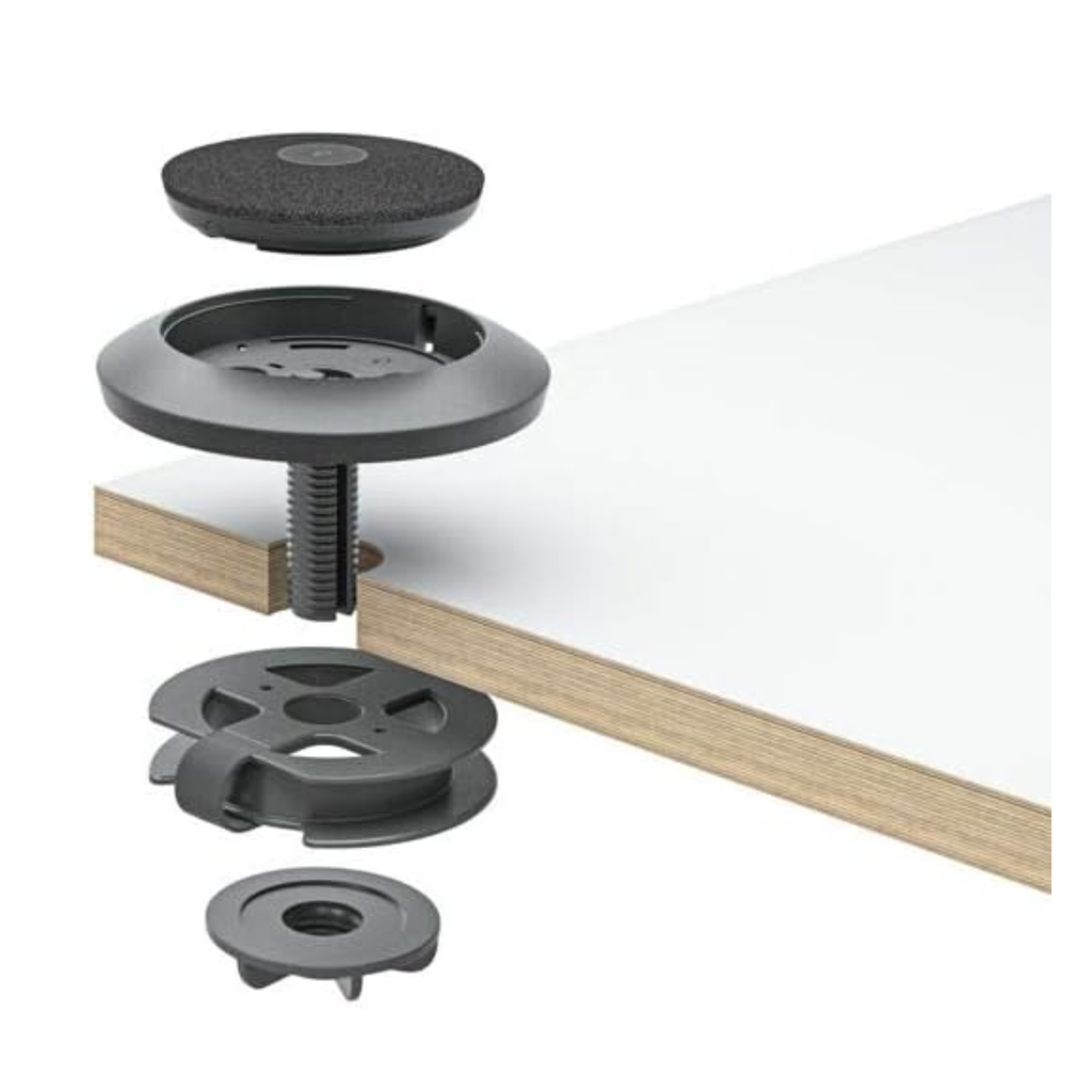 Soporte para Micrófono Rally Mic Pod Mount Logitech Blanco