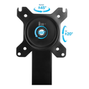 Suporte Articulado de Mesa Manhattan 461894 com Pistão a Gás para Monitores de 15" a 32"