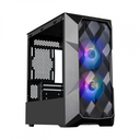 Gabinete Cooler Master TD300 Mesh ARGB Negro Crystal Design Media Torre Micro-ATX