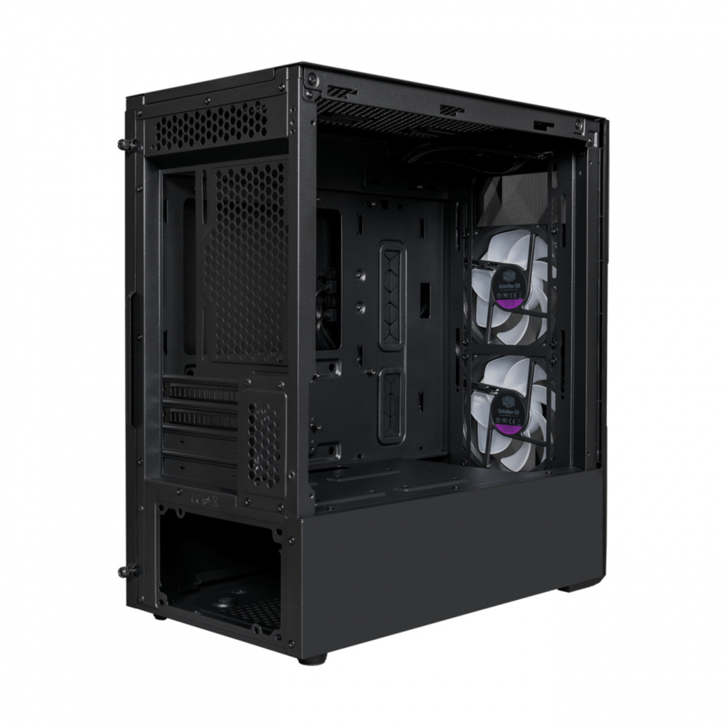 Gabinete Cooler Master TD300 Mesh ARGB Negro Crystal Design Media Torre Micro-ATX