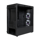 Gabinete Cooler Master TD300 Mesh ARGB Negro Crystal Design Media Torre Micro-ATX