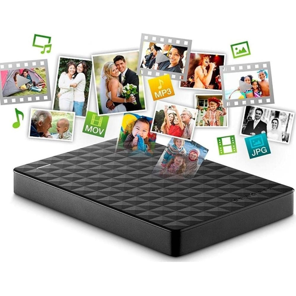 Disco Duro Externo SEAGATE Expansion 2TB | USB 3.0 | Portátil 2.5″ | Diseño Texturizado | Referencia STEA2000400 | Nuevo