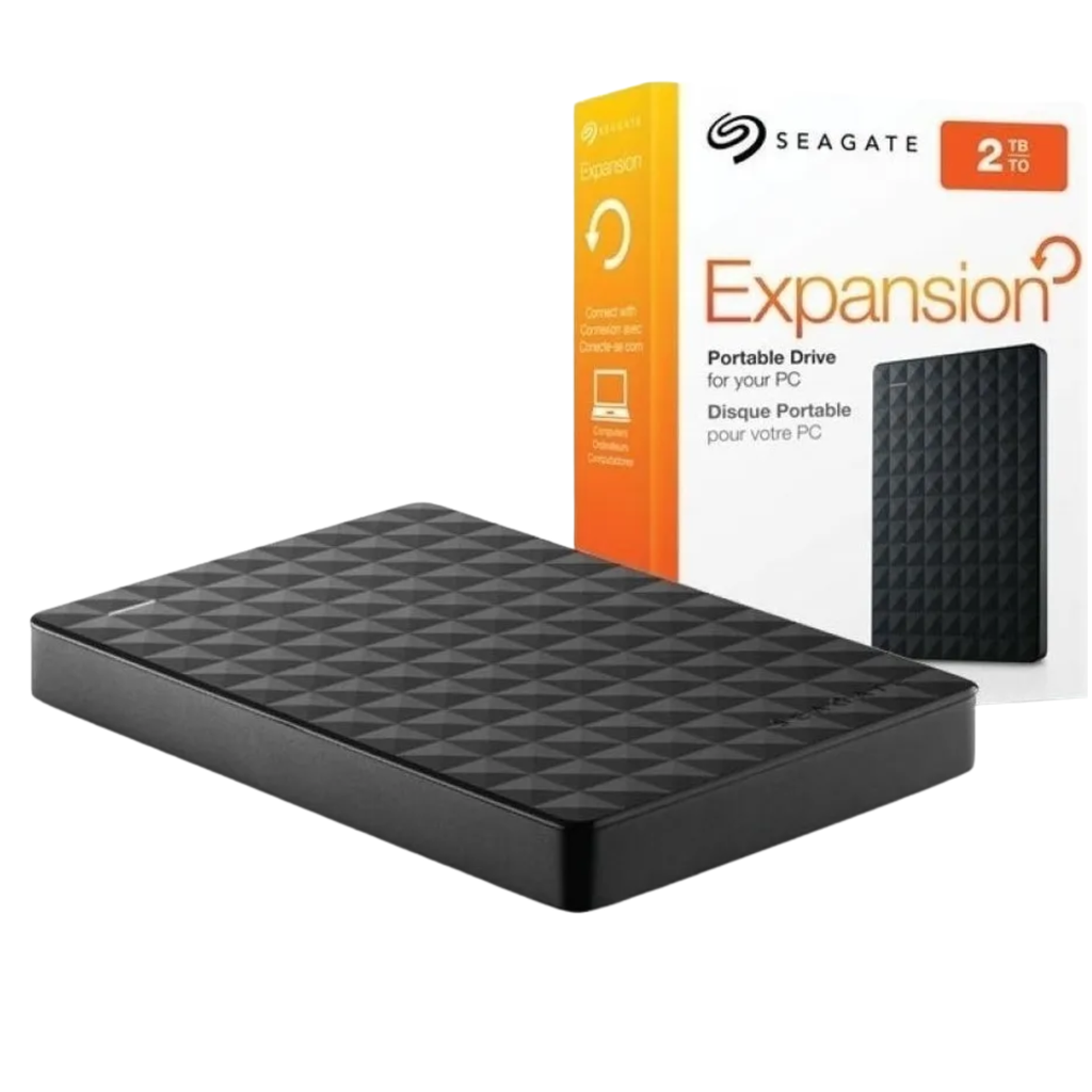 Disco Duro Externo SEAGATE Expansion 2TB | USB 3.0 | Portátil 2.5″ | Diseño Texturizado | Referencia STEA2000400 | Nuevo