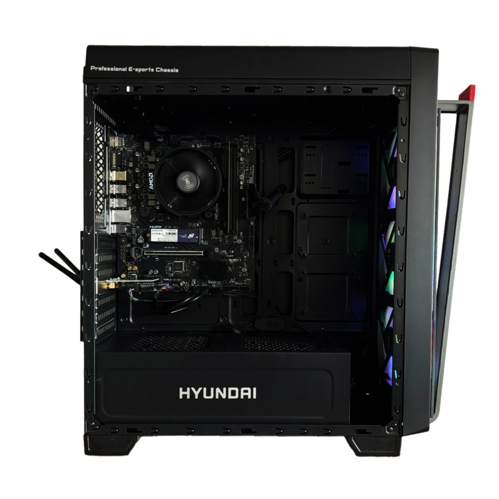 PC Gamer Hyundai Cerberus | AMD Ryzen 5 7600 | NVIDIA GeForce RTX 5050 8GB | 16GB RAM DDR5 RGB | SSD NVMe 2TB | Windows 11 | Nueva Generación 2026 | Samara Online