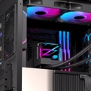 Enfriamiento Líquido EINAREX Vertex Lite 240 Black – ARGB – Intel & AMD – 240mm