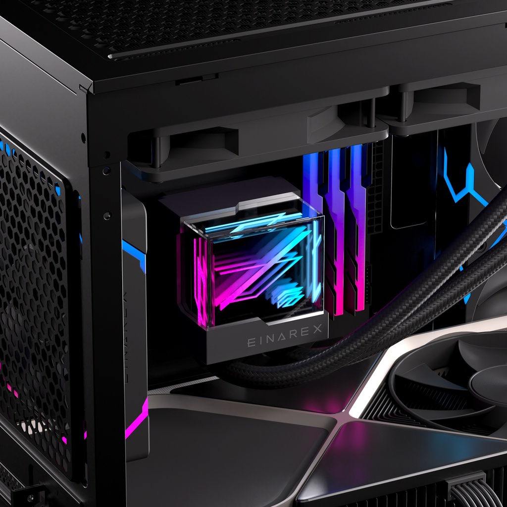 Enfriamiento Líquido EINAREX Vertex Lite 360 Black – ARGB – Intel & AMD – 360mm
