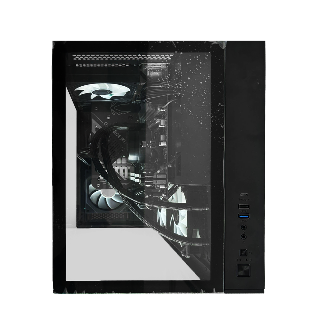 PC HY Gaming Kristal – Ryzen 5 7600X – RTX 5050 8GB – 32GB DDR5 RGB – Liquid Cooling – W11Prueba