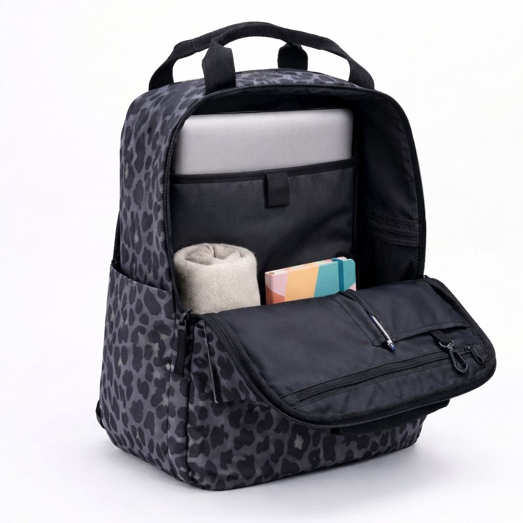 Bag Pack Leopardo a granel + LUNCH BAG ANIMAL
