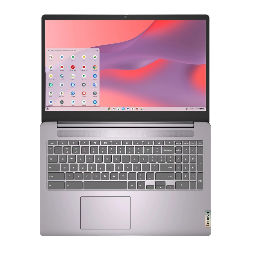 Laptop Lenovo Chromebook 3i 15.6" Full HD - Intel Celeron N4500, 64GB eMMC / 4GB RAM, Chrome OS, Artic Grey Caja Dañada