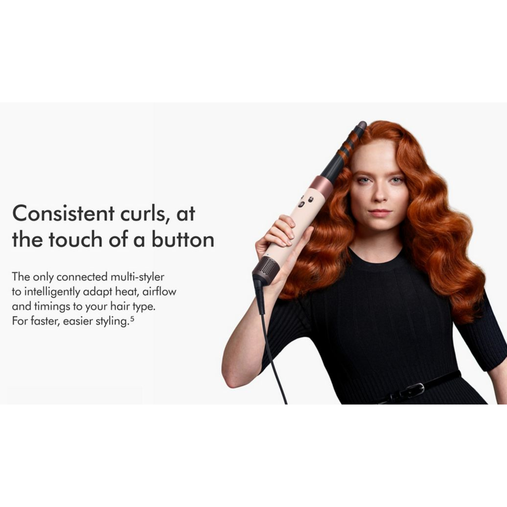 Dyson Airwrap i.d. Multi-Styler | Amber Silk Spec. Ed. | Conectividad Bluetooth | Para Cabello Liso y Ondulado | Nuevo