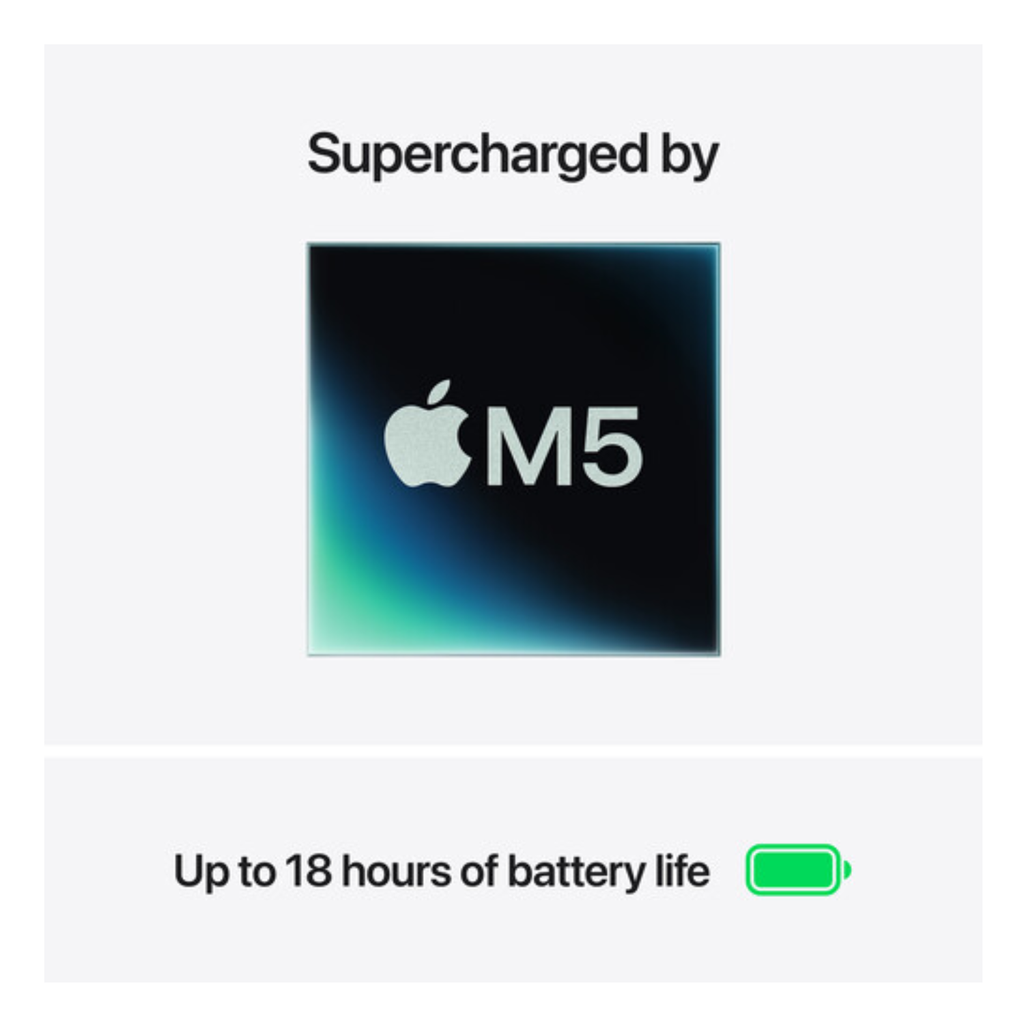 Apple MacBook Air 13" (2026) – Chip M5, 512GB SSD, 16GB RAM, Sky Blue