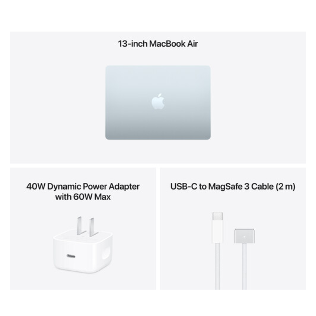 Apple MacBook Air 13" (2026) – Chip M5, 512GB SSD, 16GB RAM, Sky Blue