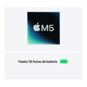 Apple 2026 MacBook Air M5 10-core CPU 8-core GPU 512GB SSD 16GB 13" (2560x1664) Mac OS MIDNIGHT Backlit Keyboard FP Reader