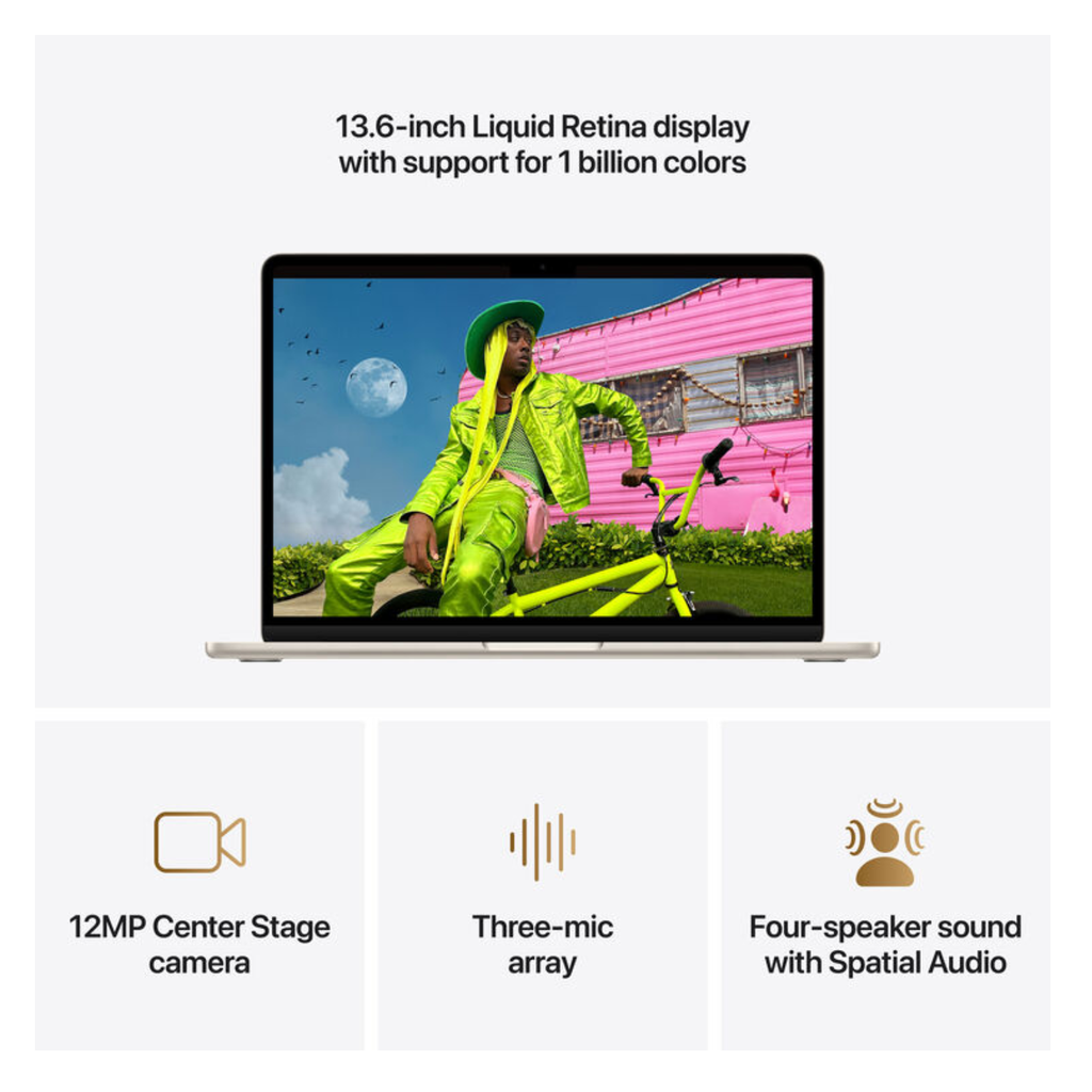 Apple MacBook Air 13" (2026) – Chip M5, 512GB SSD, 16GB RAM, Starlight