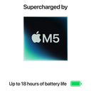 Apple MacBook Air 15" (2026) – Chip M5, 512GB SSD, 16GB RAM, Midnight