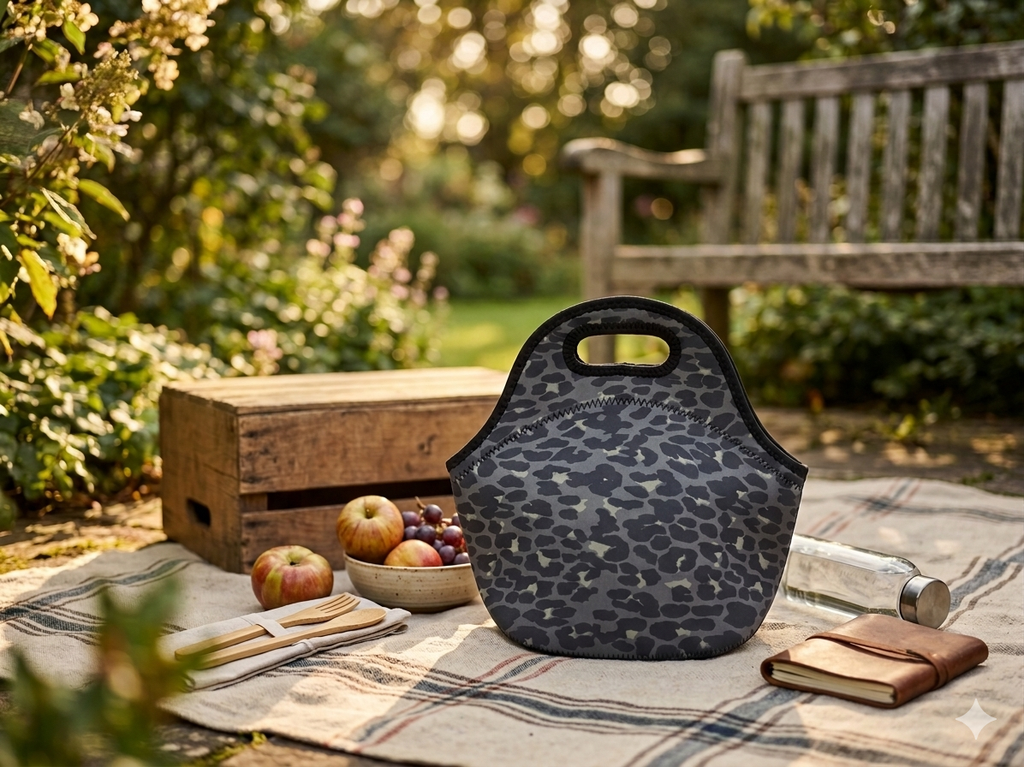 Lonchera térmica estampado animal print Samra – bolsa para lunch térmica